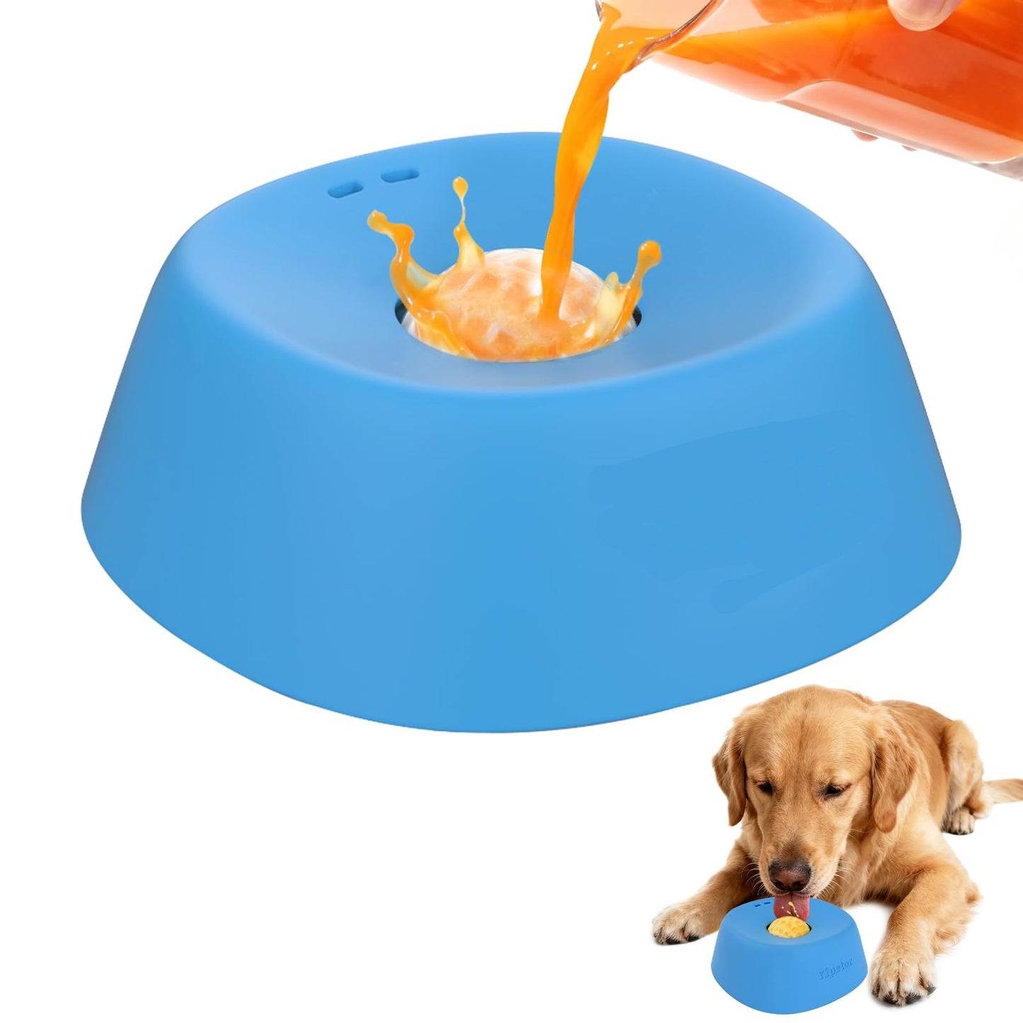 CalmEats™ Slow Feeder Bowl – Anti-Choke & Anxiety Relief Lick Mat