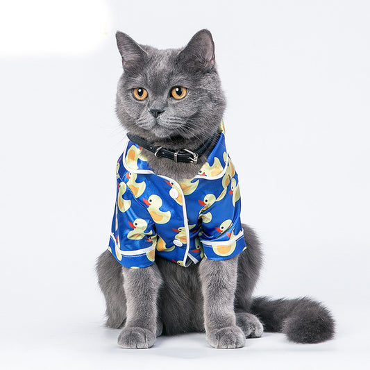 Cotton Cat And Dog Pajama Top