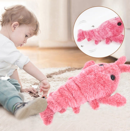Electric Jumping Shrimp Toy -  USB Charging Simulation Lobster