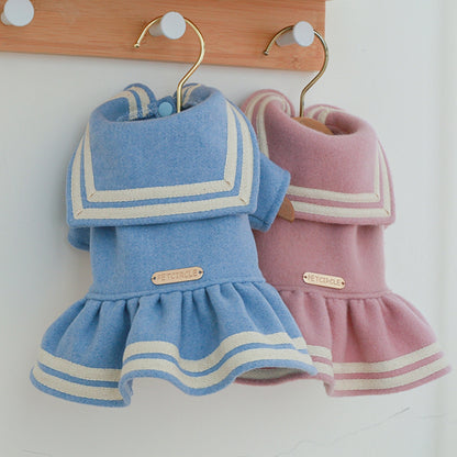 Puppy Princess Dress in Pink And Blue Size