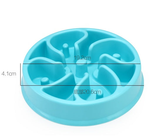 Anti Choke Plastic Dog Bowl Healthy Feeder For Easy Eating