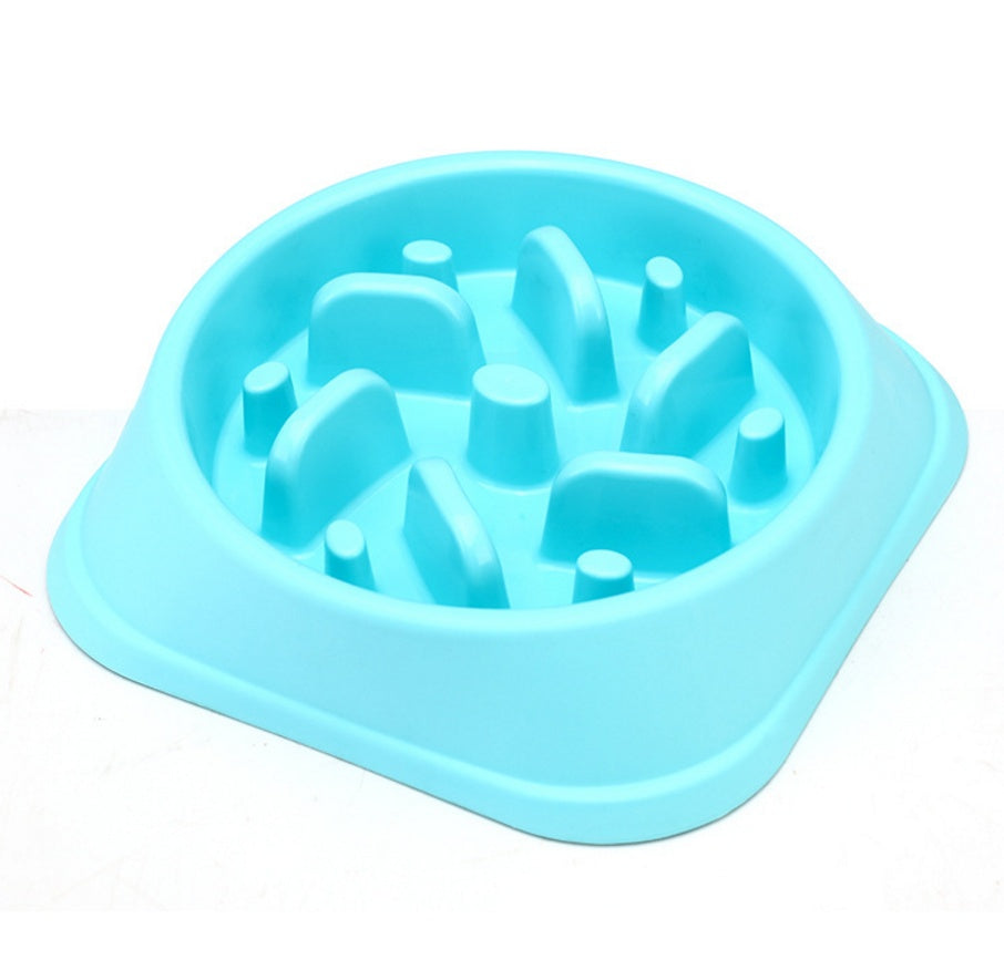 Anti Choke Plastic Dog Bowl Healthy Feeder For Easy Eating