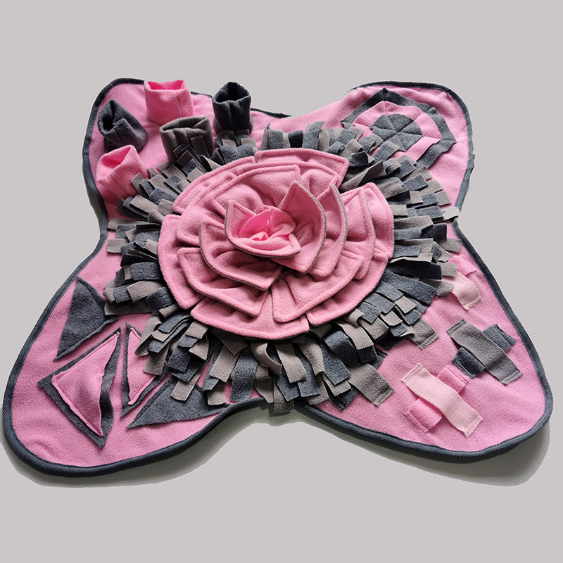 Flower Dog Sniffing Pad.  Machine Washable