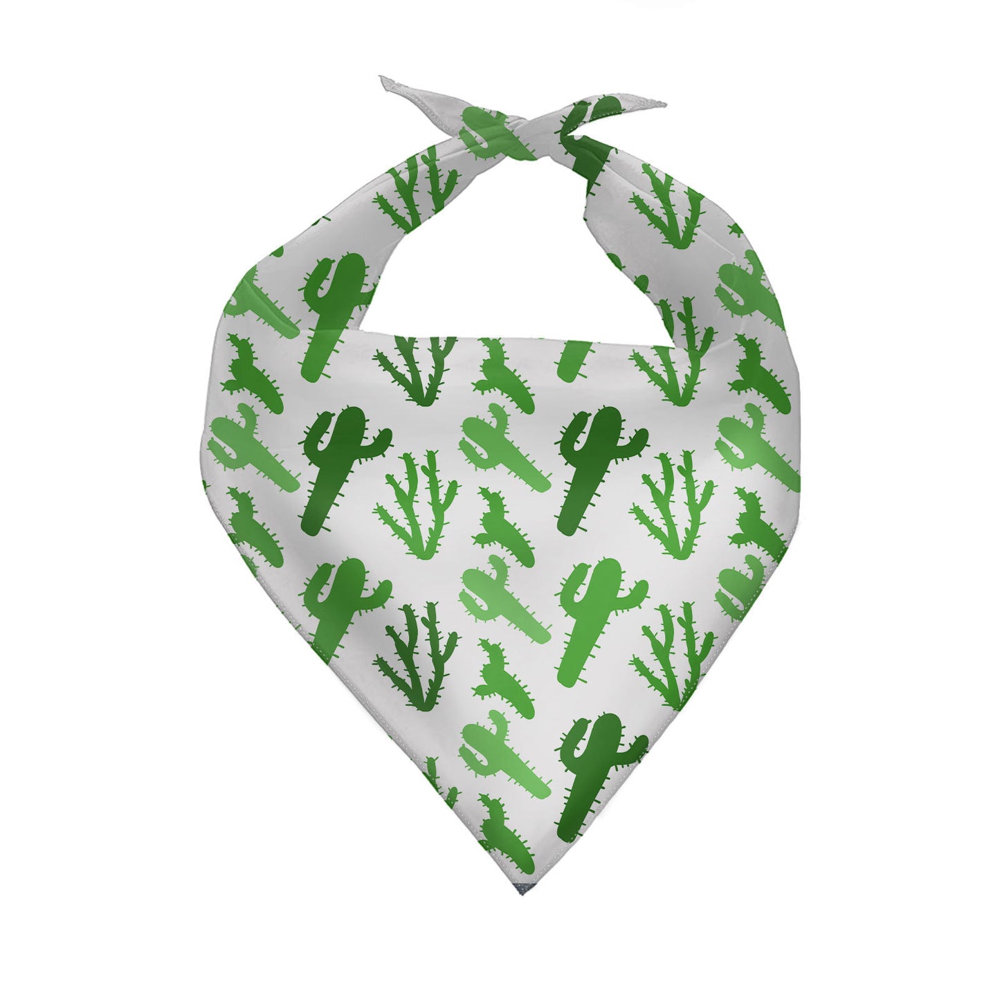 Plant Pattern Dog Triangle Bandana Polyester Scarf