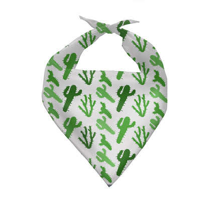 Plant Pattern Dog Triangle Bandana Polyester Scarf