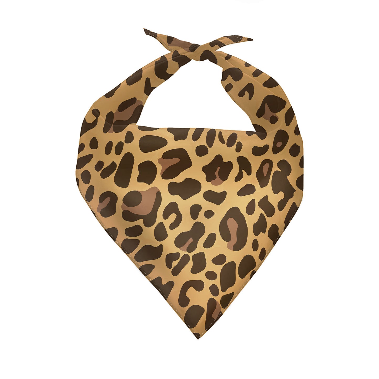 Plant Pattern Dog Triangle Bandana Polyester Scarf