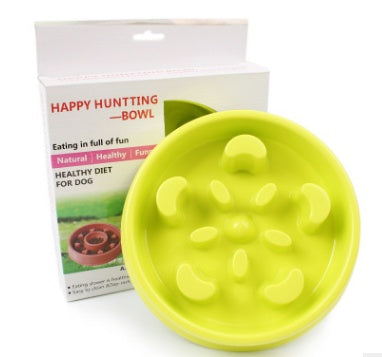 Anti Choke Plastic Dog Bowl Healthy Feeder For Easy Eating