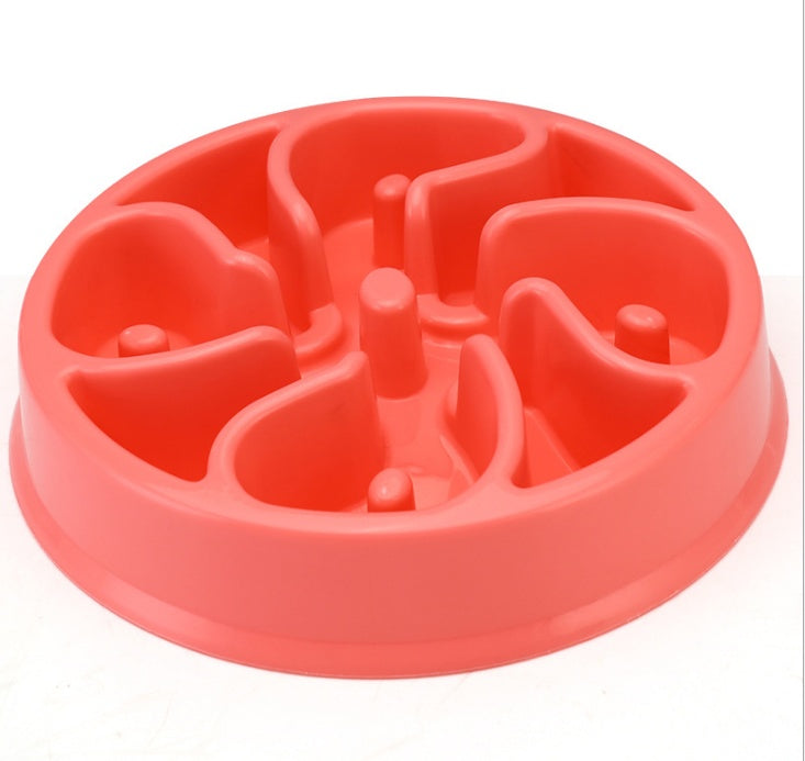 Anti Choke Plastic Dog Bowl Healthy Feeder For Easy Eating