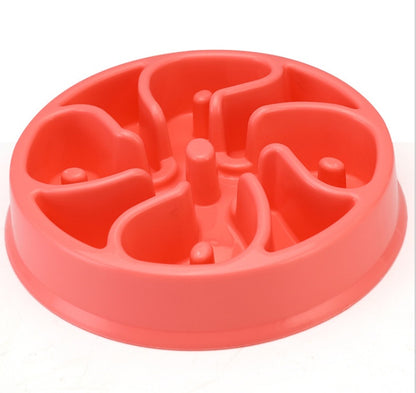 Anti Choke Plastic Dog Bowl Healthy Feeder For Easy Eating