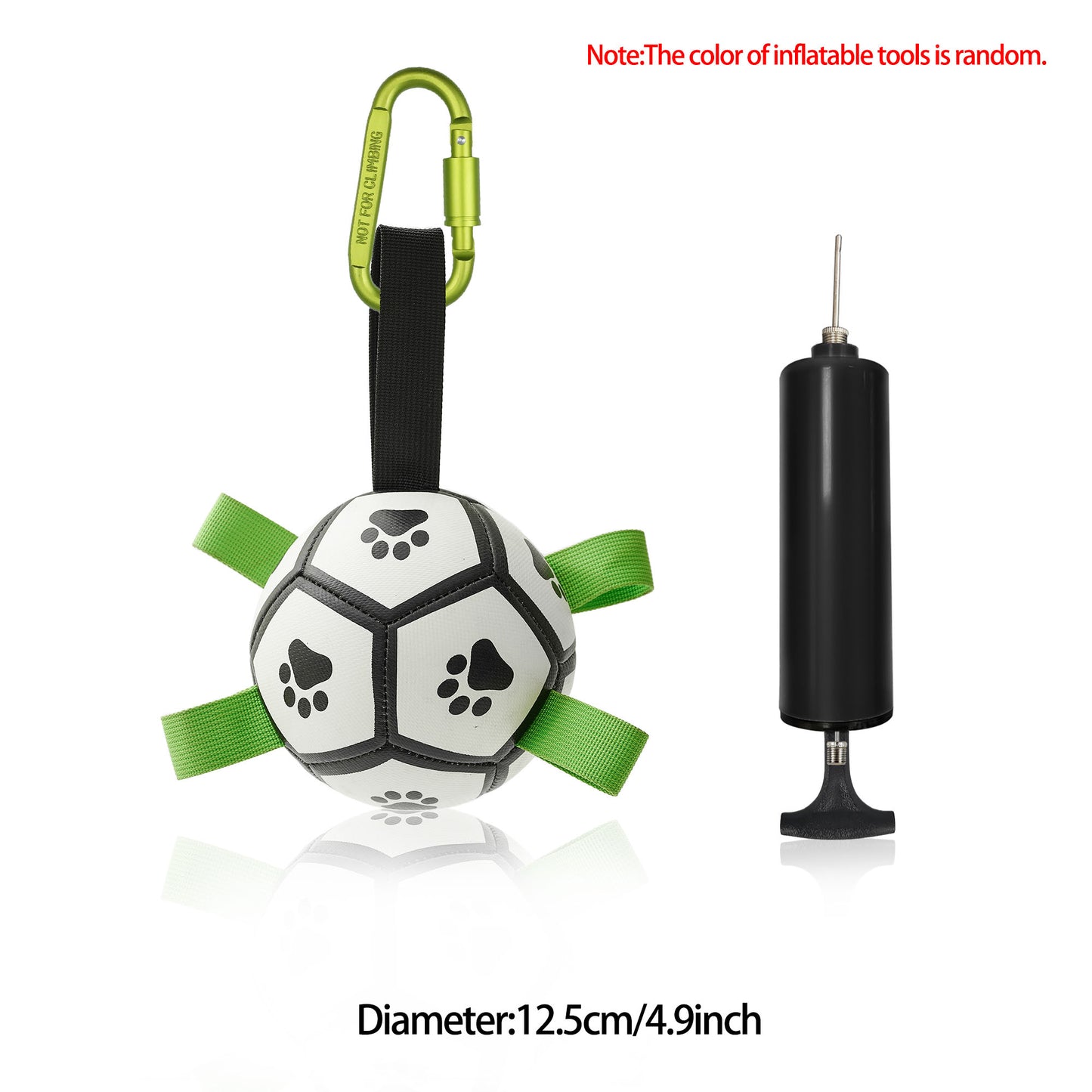Interactive Dog Inflated Soccer Ball Toy For Training And Outdoor Play