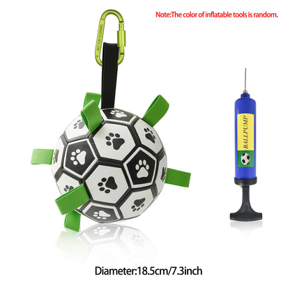 Interactive Dog Inflated Soccer Ball Toy For Training And Outdoor Play