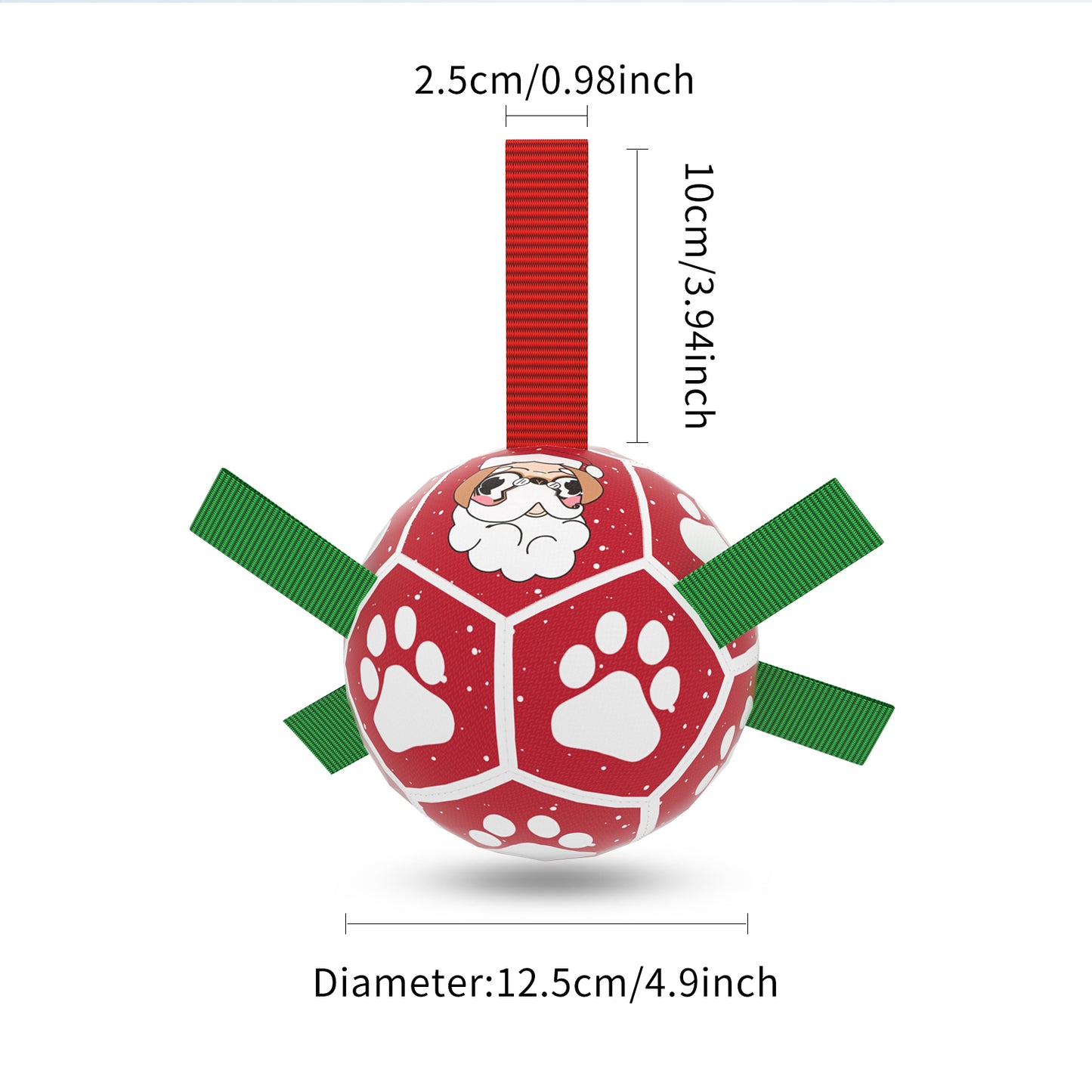 Interactive Dog Inflated Soccer Ball Toy For Training And Outdoor Play