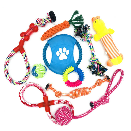 Dog rope toy set