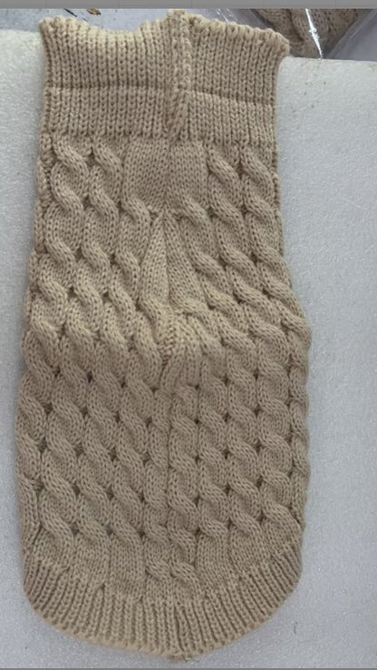 Cozy Dog Sweater Acrylic Knit Casual For All Sizes S M L XL