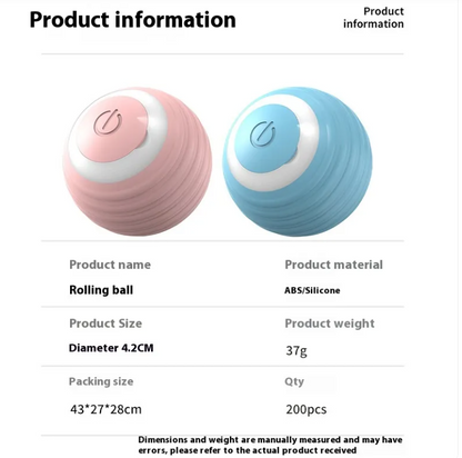 Smart Interactive Dog Ball – Automatic Moving Toy for Bored Dogs