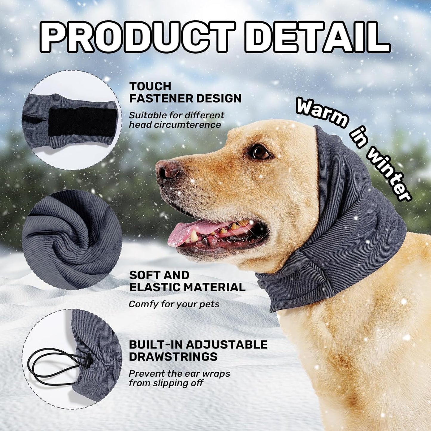 Calm Pup Wrap for Anxiety Relief, Hematoma, Grooming And Force Drying