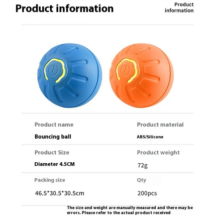 Smart Interactive Dog Ball – Automatic Moving Toy for Bored Dogs