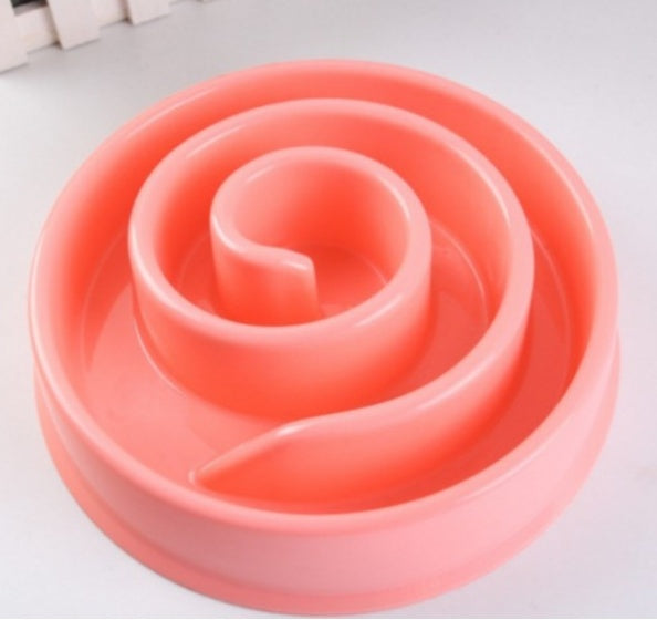 Anti Choke Plastic Dog Bowl Healthy Feeder For Easy Eating