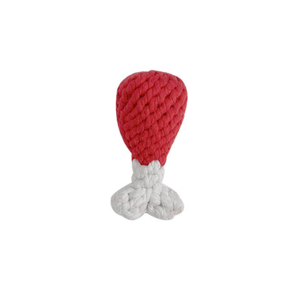 Dog Knot Rope - Heat Shape Toys Strong Pull g Interactive Woven Products For Pets Chewing