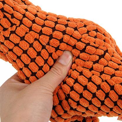Dinosaur Dog Toy - Plush Stuffing Squeakers