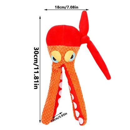 Octopus Plush Squeaky Dog Toy