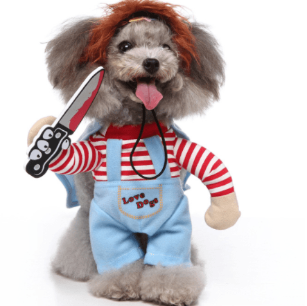 Cute Dog  Costumes For Halloween And Christmas Dress-Up