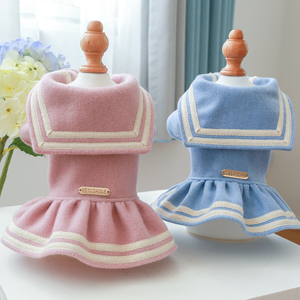 Puppy Princess Dress in Pink And Blue Size