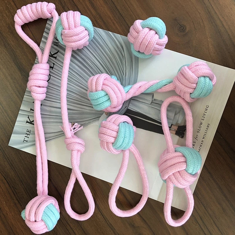 ChewStrong™ Dog Rope Toy Set – Dental Cleaning & Tough Chewer Pack