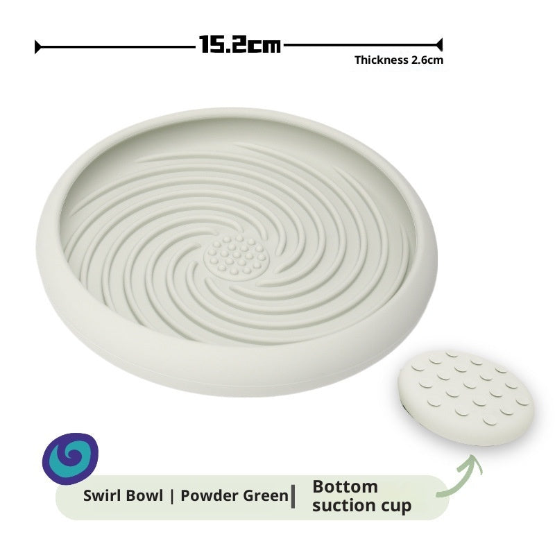 Dog Slow Feeder Bowl / Silicone Lick Mat - Durable Non Slip Feeding Puzzle