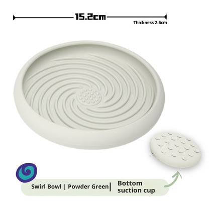 Dog Slow Feeder Bowl / Silicone Lick Mat - Durable Non Slip Feeding Puzzle