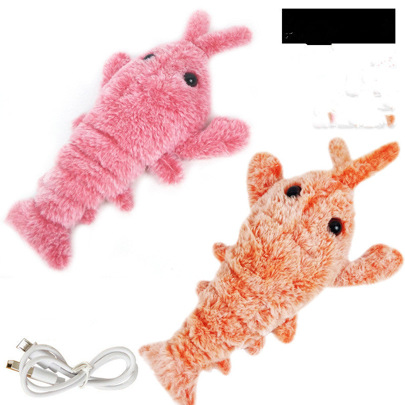 Electric Jumping Shrimp Toy -  USB Charging Simulation Lobster