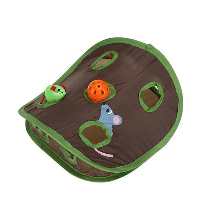 The Feline Fun Zone: Interactive Mouse Chase And Bell Adventure