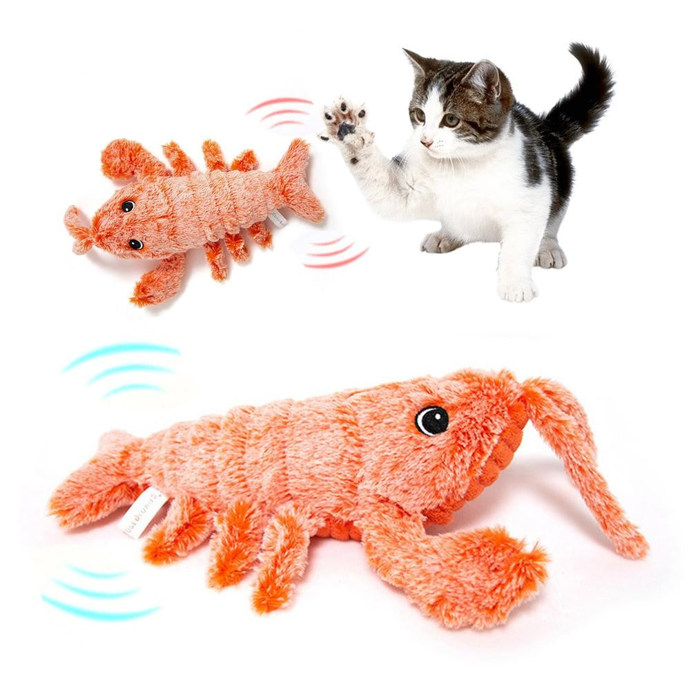 Electric Jumping Shrimp Toy -  USB Charging Simulation Lobster