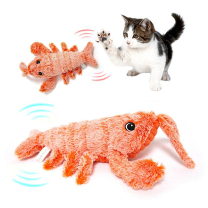 Electric Jumping Shrimp Toy -  USB Charging Simulation Lobster